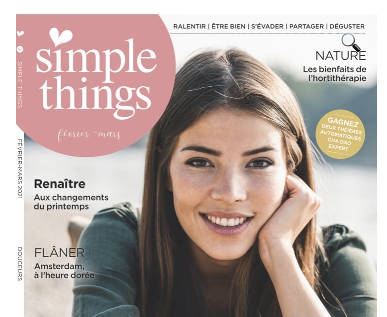 Magazine Simple Things – Charbon de bambou – un filtre naturel